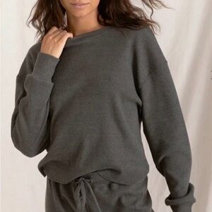 Perfect White Tee Isla Crewneck Sweater - Black